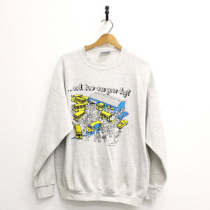 Vintage School Bus Carwash Sweatshirt XL